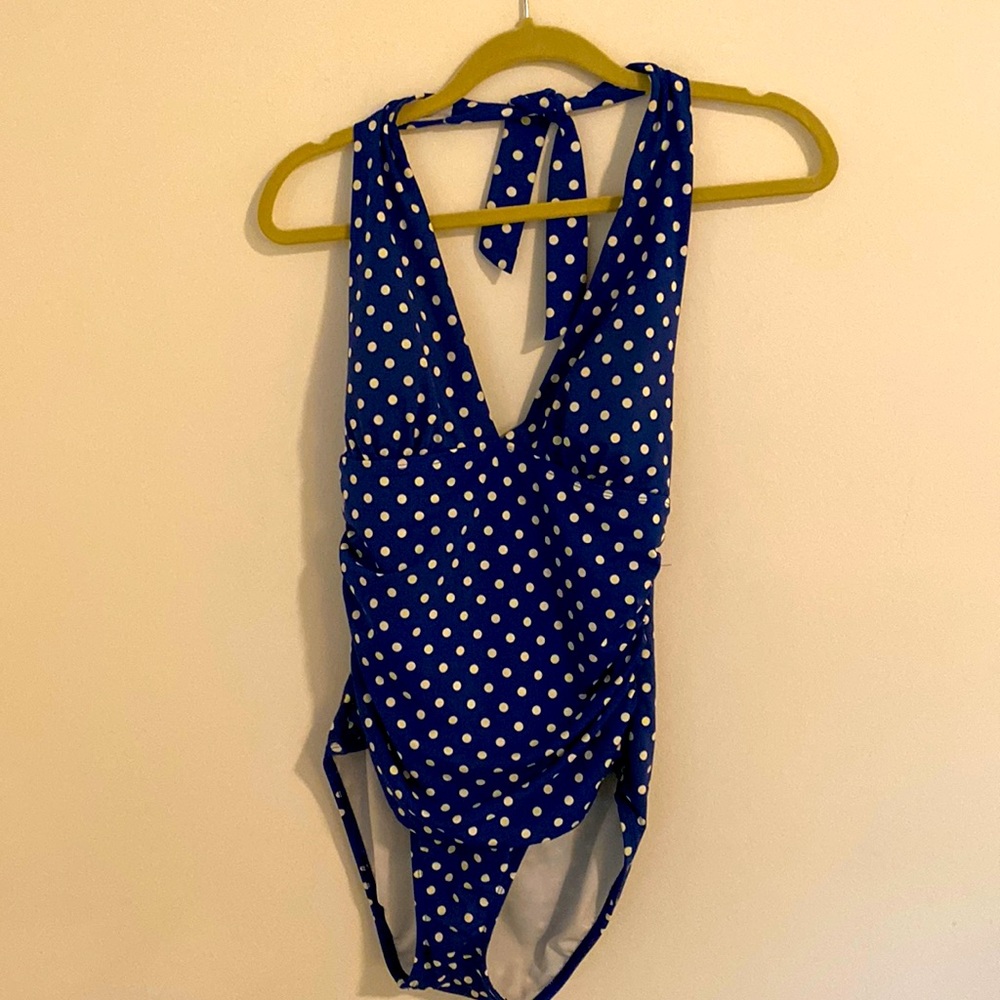 Chaps one piece swimsuit